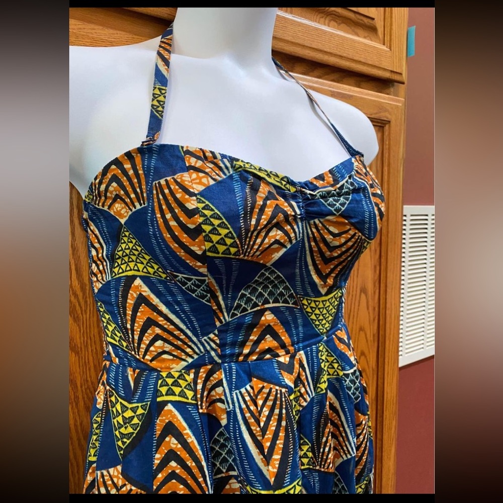 COPY - Multicolor Halter Romper, Size Large